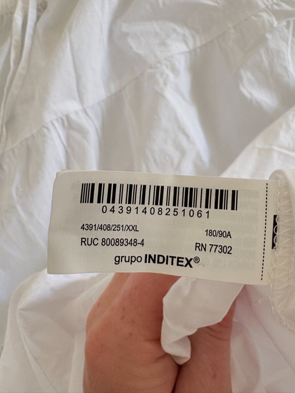 Zara Tiered Cotton Maxi Skirt NWT White Size XXL - Picture 7 of 8
